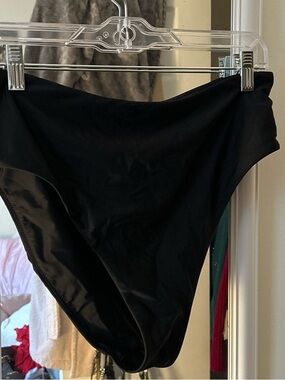 Express Black Body Contour Swim Bottom